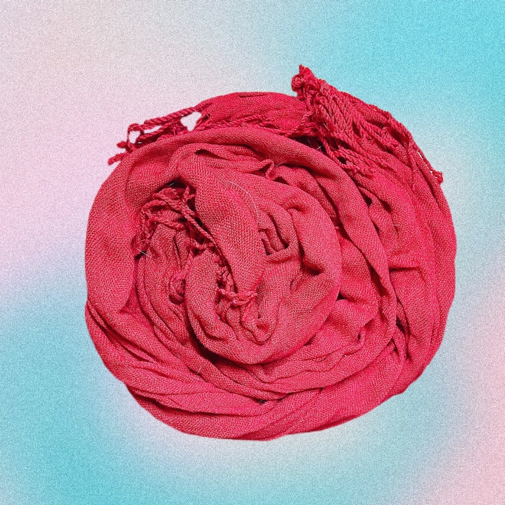Red scarf